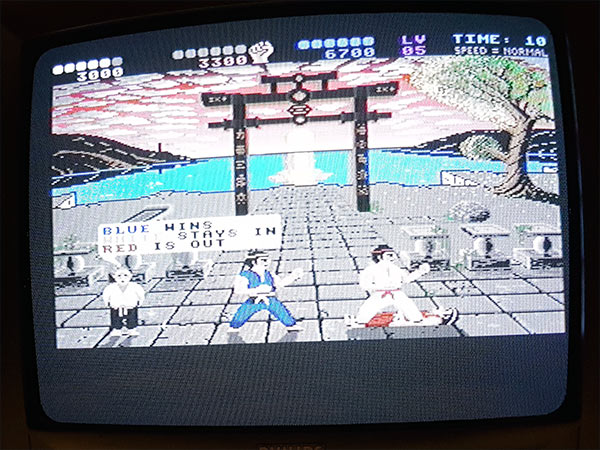 Amiga 500 spel international karate plus